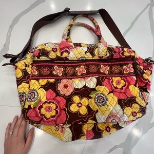 Vera Bradley Buttercup Floral Travel Bag